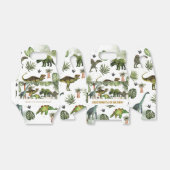 恐竜クールジュラシック男の子の誕生日パーティー フェイバーボックス (折り畳みなし)