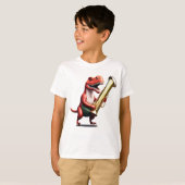 恐竜クールユニセックスの子供のTシャツ Tシャツ (正面フル)