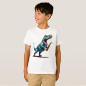 恐竜クールユニセックスの子供のTシャツ Tシャツ (正面フル)