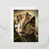 恐竜グラフィック 箔シーズンポストカード (正面/裏面)