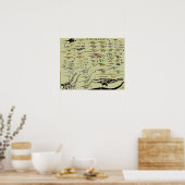 恐竜グループスケールのポスターチャートGregory Paul #2 ポスター (キッチン)