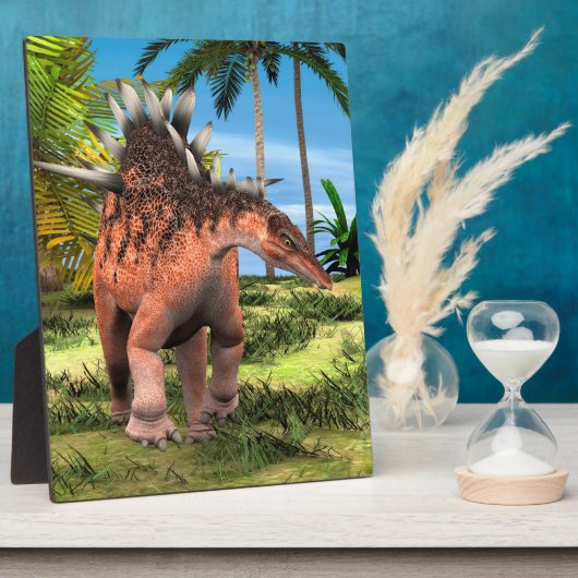 恐竜ケトロサウルス フォトプラーク (側面)