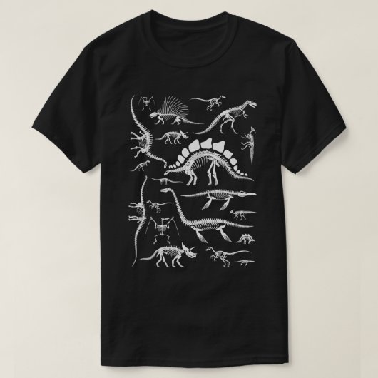 恐竜コレクション Tシャツ (デザイン正面)