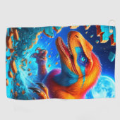 恐竜ゴルフタオル ゴルフタオル (横)