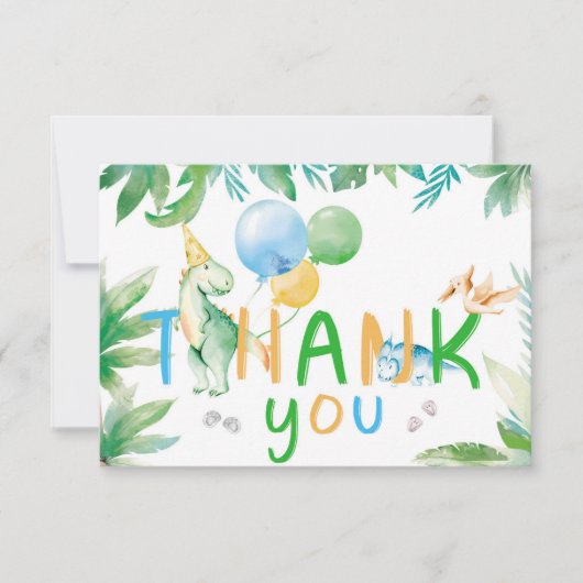 恐竜サンキューカード (正面)