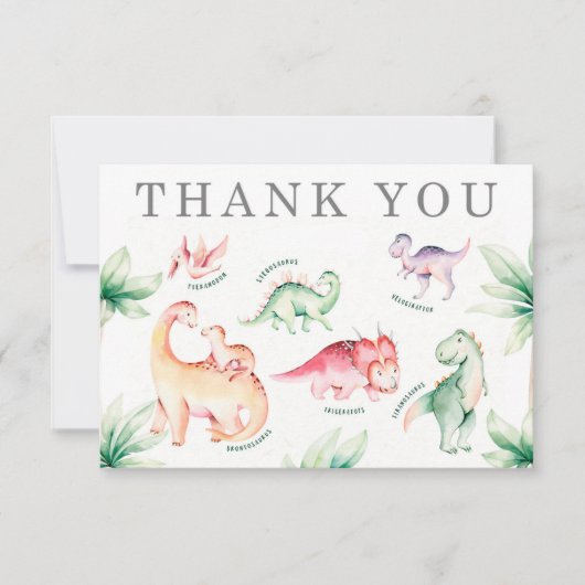恐竜サンキューカード (正面)