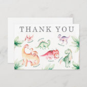 恐竜サンキューカード (正面/裏面)