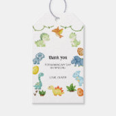 恐竜サンキューギフトラベル ギフトタグ (正面)