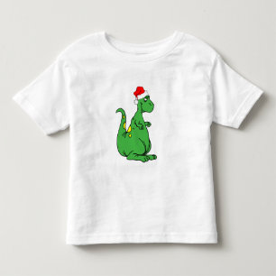 恐竜サンタ トドラーTシャツ