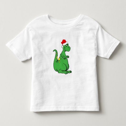 恐竜サンタ トドラーTシャツ (正面)
