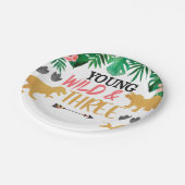 恐竜サードバースデーパーティープレート ペーパープレート (アングル)