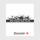 恐竜シルエット シール (シート)