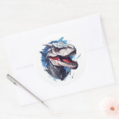 恐竜シール ラウンドシール (封筒)