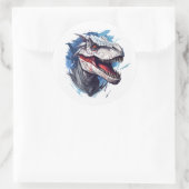 恐竜シール ラウンドシール (バッグ)