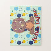 恐竜ジグソーパズルキッズネーム学ズゲーム ジグソーパズル (縦)