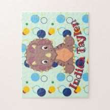 恐竜ジグソーパズルキッズネーム学ズゲーム