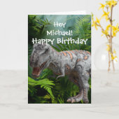 恐竜ジュラシックカード カード (黄色い花)