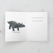 恐竜ジュラシックジャングルパーティー カード (内部)