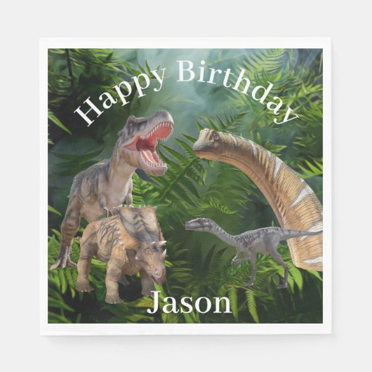 恐竜ジュラシック世界 スタンダードランチョンナプキン (正面)