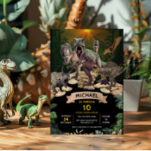 恐竜ジュラシック誕生日パーティストンプチョンプロア