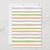 恐竜ジュラシック誕生日パーティー招待状 招待状 (裏面)