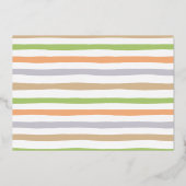 恐竜ジュラ紀の最初の誕生日の写真実在の金ゴールド 箔招待状 (裏面)