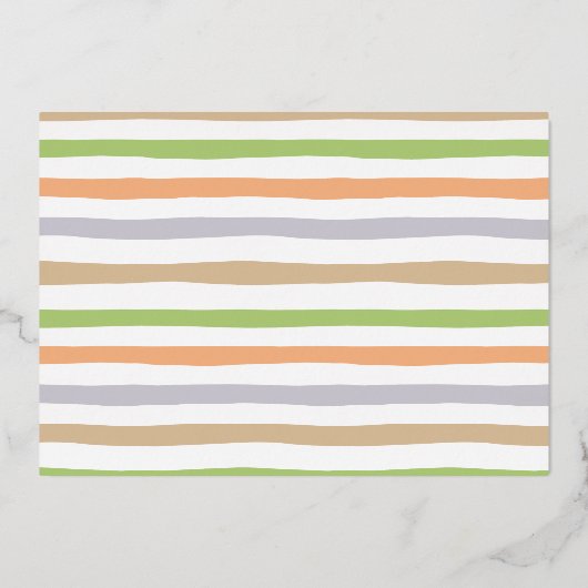 恐竜ジュラ紀の最初の誕生日の写真実在の金ゴールド 箔招待状 (裏面)