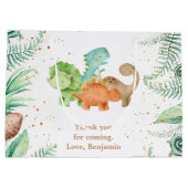 恐竜ジュラ紀の誕生パーティー ラージペーパーバッグ (裏面)