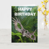 恐竜スカルジャスシカパーティーカード カード (黄色い花)