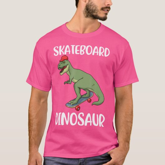 恐竜スケートボード Tシャツ (正面)