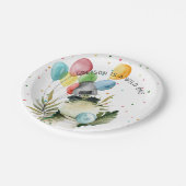 恐竜スタイリッシュパーティー動物誕生会 ペーパープレート (アングル)