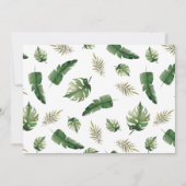 恐竜スタイリッシュ類 |誕生日パーティーの招待 (裏面)