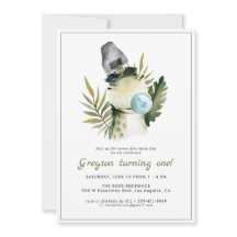 恐竜スタイリッシュ類 |誕生日パーティーの招待