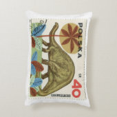 恐竜スタンプ枕 アクセントクッション (裏面(縦))
