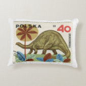 恐竜スタンプ枕 アクセントクッション (裏面)
