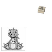 恐竜スタンプ ラバースタンプ (押印)