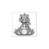 恐竜スタンプ ラバースタンプ (インプリント)