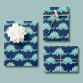 恐竜ステゴサウルス子供の誕生日 ラッピングペーパーシート