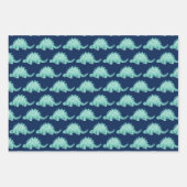 恐竜ステゴサウルス子供の誕生日 ラッピングペーパーシート (正面2)