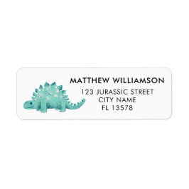 恐竜ステゴサウルス ラベル