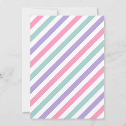 恐竜ストンプチョンプと轟音Tレックス誕生日パーティー 招待状 (裏面)