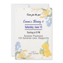 恐竜ストンプチョンプラー女の子の誕生日パーティー