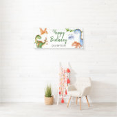 恐竜ストンプチョンプラー誕生日パーティー 横断幕 (インサイチュ)