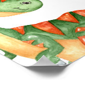 恐竜ストンプチョンプロール誕生日パーティー ポスター (角)