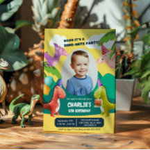 恐竜ストンプチョンプ笑い声の誕生日パーティー写真