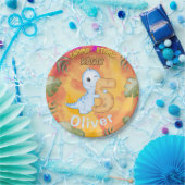 恐竜ストンプチョンプRawr 5th誕生日パーティー ペーパープレート (パーティー)