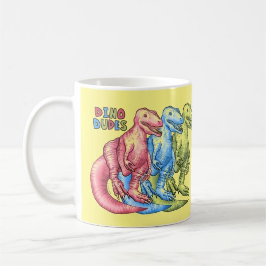 恐竜ダイナソーズマグカップ コーヒーマグカップ (左)