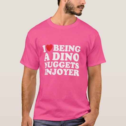 恐竜チキンナゲット大好き Tシャツ (正面)