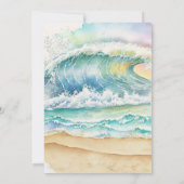 恐竜チャイルドワイルドワン誕生日招待状 招待状 (裏面)