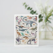 恐竜チャートはがき シーズンポストカード (スタンド正面)